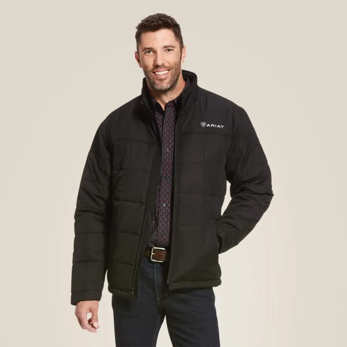 Men Crius Insulated Jacket Black Ariat Jackets and Vests