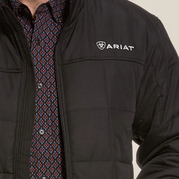 Men Crius Insulated Jacket Black Ariat Jackets and Vests Men Crius Insulated Jacket Black Ariat Jackets and Vests