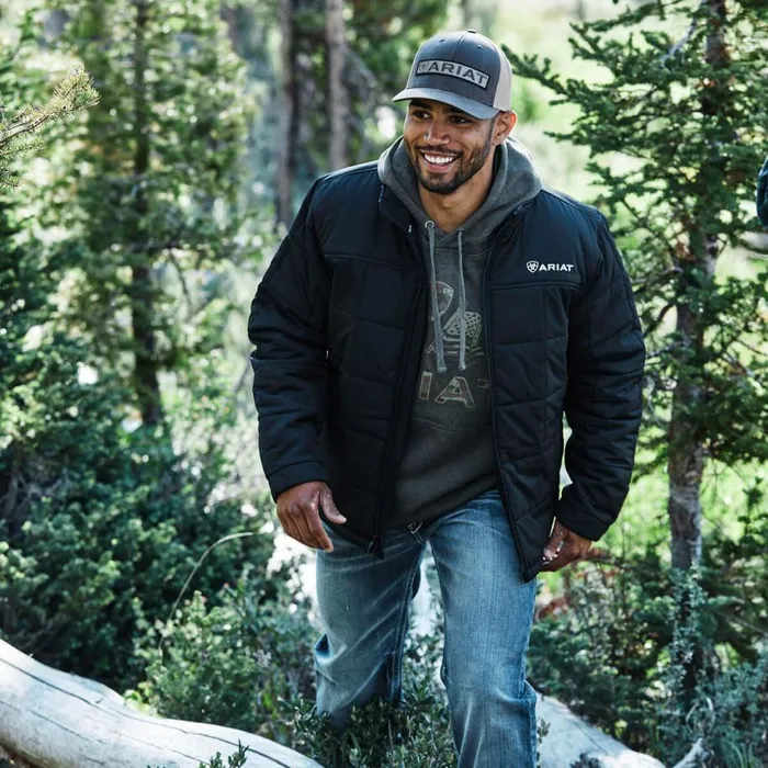 Men Crius Insulated Jacket Black Ariat Jackets and Vests Men Crius Insulated Jacket Black Ariat Jackets and Vests