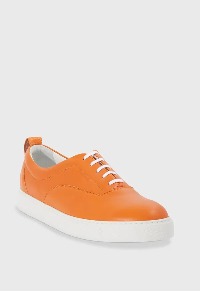 Men CVO Leather Sneaker Aqua Paul Stuart Sneakers