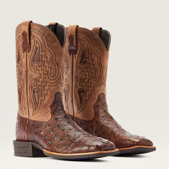 Men Dagger Western Boot Dark Tabac Full Quill Ostrich Ariat Western Boots Men Dagger Western Boot Dark Tabac Full Quill Ostrich Ariat Western Boots