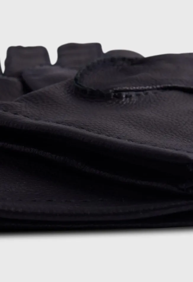Men Deerskin Glove Black Paul Stuart Accessories Men Deerskin Glove Black Paul Stuart Accessories