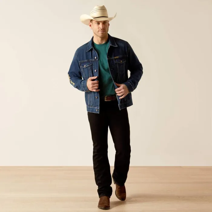 Men Denim Team Trucker Jacket Richford Ariat Jackets and Vests Men Denim Team Trucker Jacket Richford Ariat Jackets and Vests