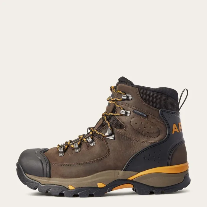 Men Endeavor 6034 Waterproof Work Boot Chocolate Brown Ariat Work Boots Men Endeavor 6034 Waterproof Work Boot Chocolate Brown Ariat Work Boots