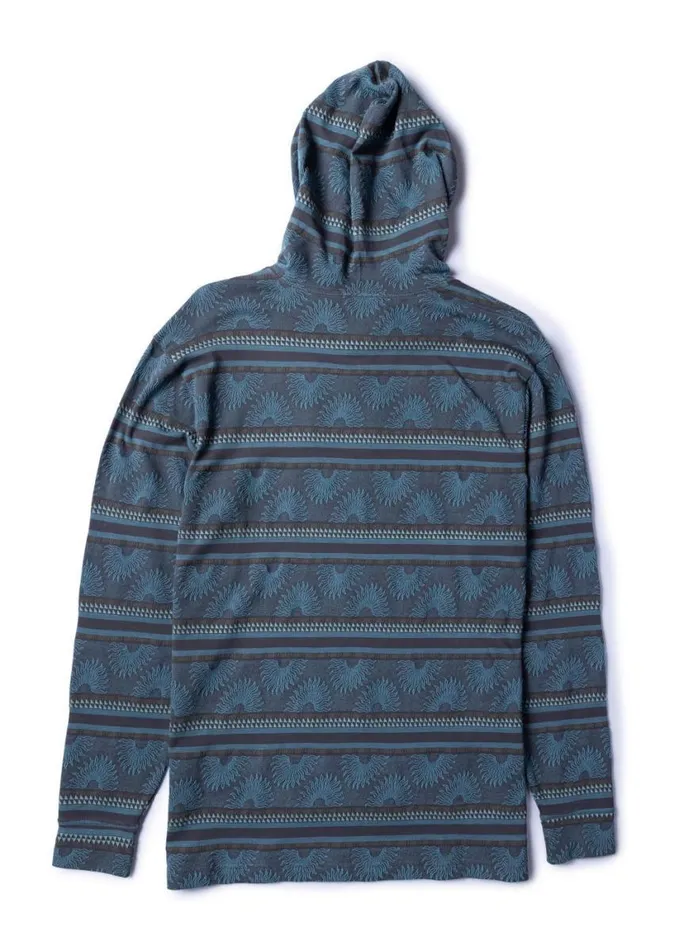 Men Fleece and Hoodies Vissla Guadalupe Eco Knit Pullover Phantom
