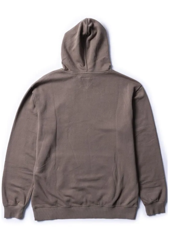 Men Fleece and Hoodies Vissla Solid Sets Eco Po Hoodie Driftwood