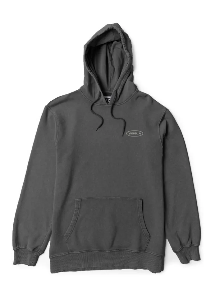 Men Fleece and Hoodies Vissla Washout Eco Po Hoodie Phantom
