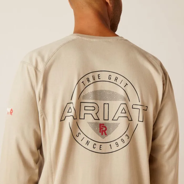 Men FR Air True Grit TShirt Silver Lining Ariat Workwear Men FR Air True Grit TShirt Silver Lining Ariat Workwear