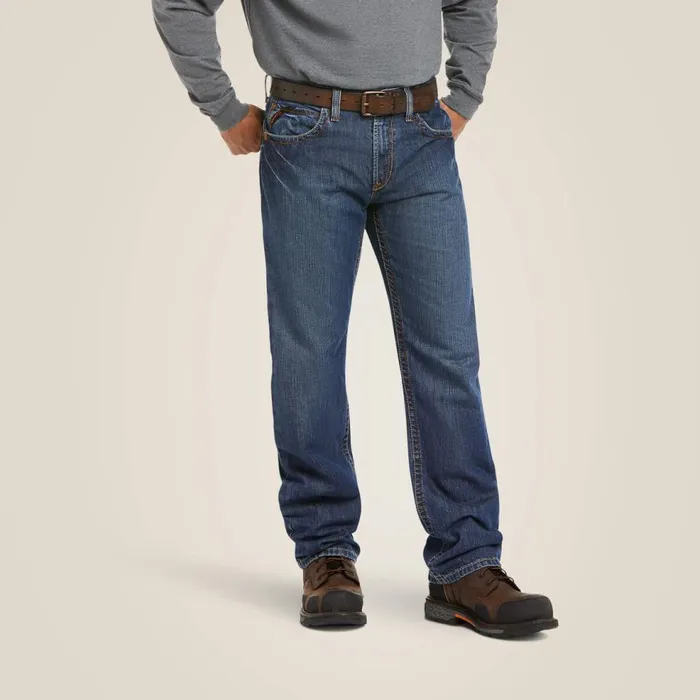 Men FR M3 Loose Basic Stackable Straight Leg Jean Flint Ariat Workwear