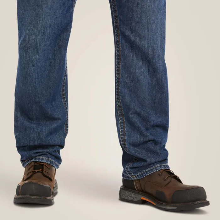 Men FR M3 Loose Basic Stackable Straight Leg Jean Flint Ariat Workwear Men FR M3 Loose Basic Stackable Straight Leg Jean Flint Ariat Workwear
