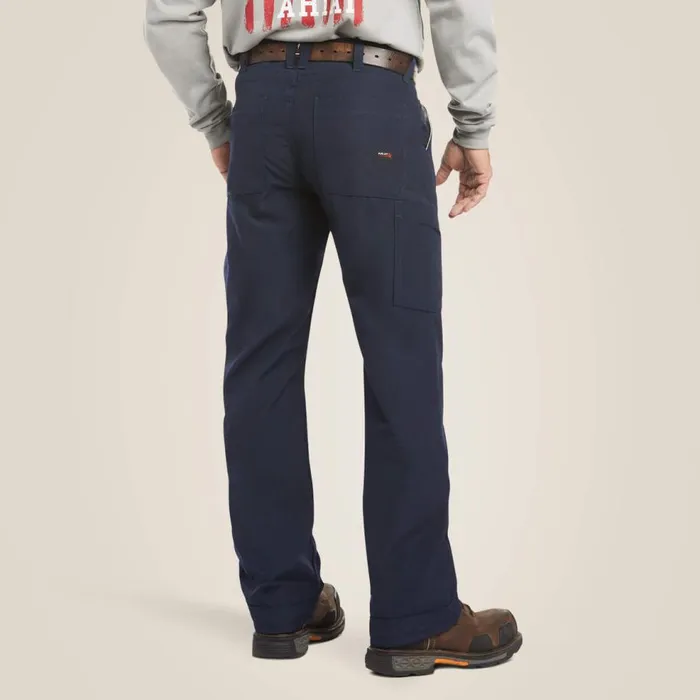 Men FR M4 Relaxed DuraLight Ripstop Boot Cut Pant Navy Ariat Pants and Shorts Men FR M4 Relaxed DuraLight Ripstop Boot Cut Pant Navy Ariat Pants and Shorts