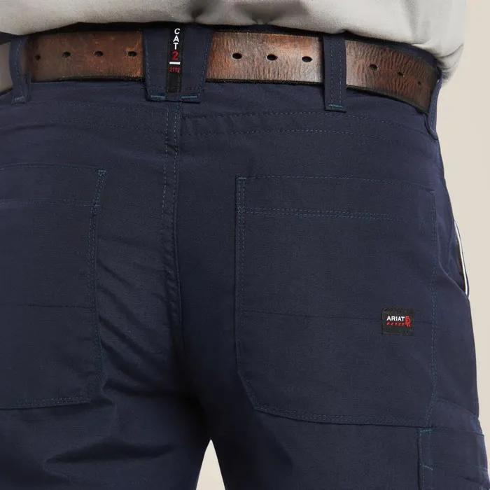 Men FR M4 Relaxed DuraLight Ripstop Boot Cut Pant Navy Ariat Pants and Shorts Men FR M4 Relaxed DuraLight Ripstop Boot Cut Pant Navy Ariat Pants and Shorts