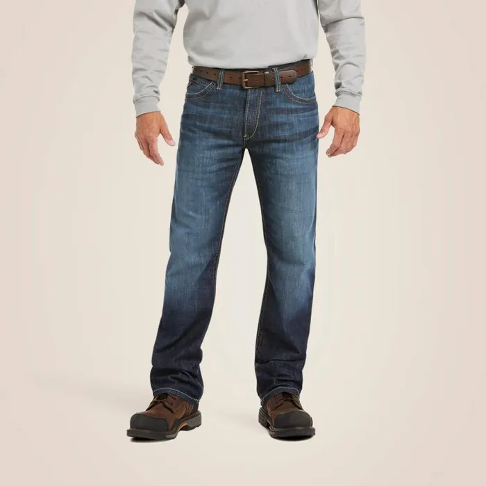 Men FR M4 Relaxed Stretch DuraLight Basic Boot Cut Jean Lassen Ariat Workwear