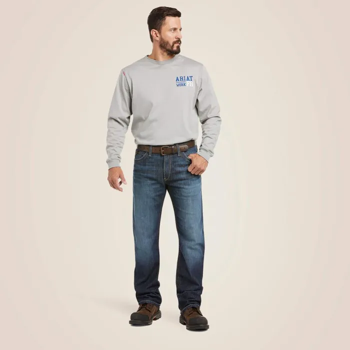 Men FR M4 Relaxed Stretch DuraLight Basic Boot Cut Jean Lassen Ariat Workwear Men FR M4 Relaxed Stretch DuraLight Basic Boot Cut Jean Lassen Ariat Workwear