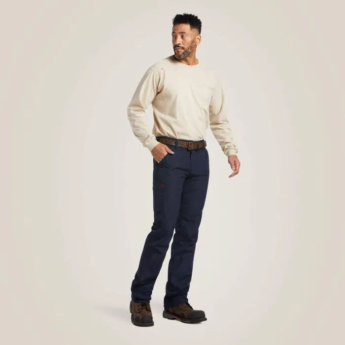 Men FR M5 DuraLight Ripstop Stackable Straight Leg Pant Navy Ariat Workwear Men FR M5 DuraLight Ripstop Stackable Straight Leg Pant Navy Ariat Workwear