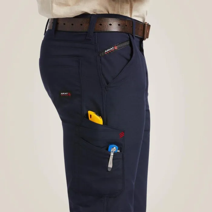 Men FR M5 DuraLight Ripstop Stackable Straight Leg Pant Navy Ariat Workwear Men FR M5 DuraLight Ripstop Stackable Straight Leg Pant Navy Ariat Workwear