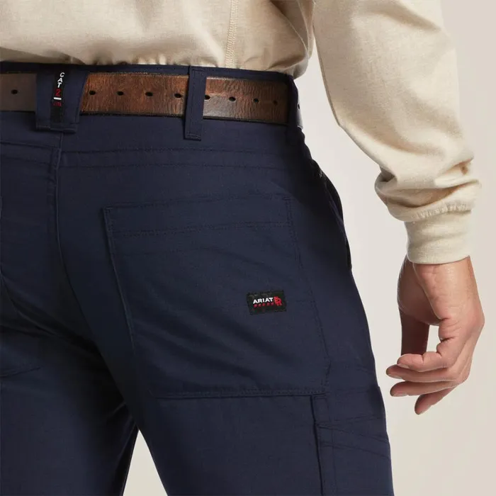Men FR M5 DuraLight Ripstop Stackable Straight Leg Pant Navy Ariat Workwear Men FR M5 DuraLight Ripstop Stackable Straight Leg Pant Navy Ariat Workwear