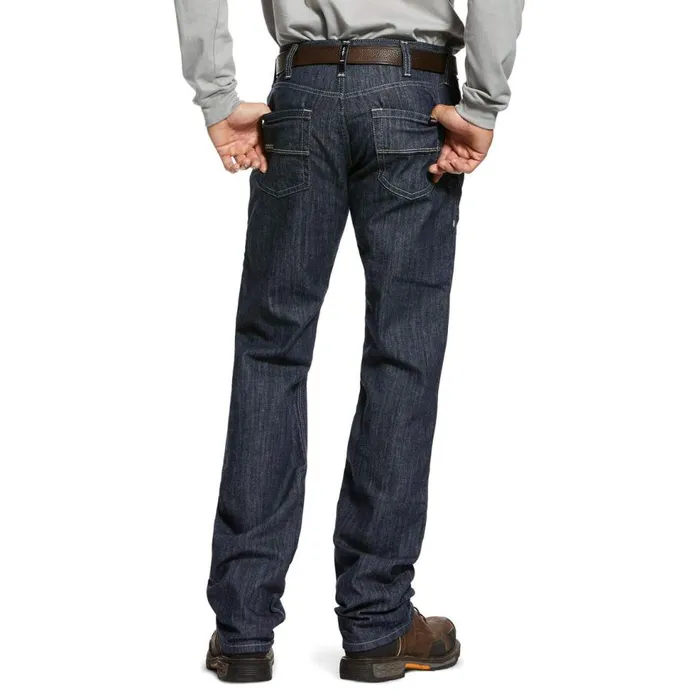 Men FR M5 Slim Armor Stretch Stackable Straight Leg Jean Rinse Ariat Workwear Men FR M5 Slim Armor Stretch Stackable Straight Leg Jean Rinse Ariat Workwear