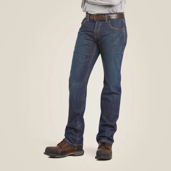 Men FR M5 Straight Basic Stackable Straight Leg Jean Shale Ariat Workwear