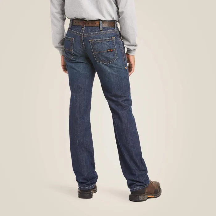 Men FR M5 Straight Basic Stackable Straight Leg Jean Shale Ariat Workwear Men FR M5 Straight Basic Stackable Straight Leg Jean Shale Ariat Workwear