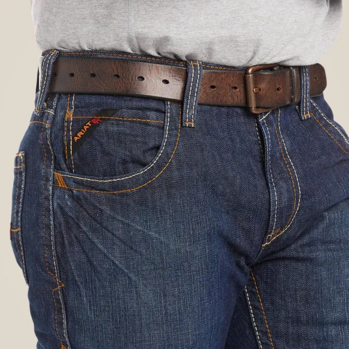 Men FR M5 Straight Basic Stackable Straight Leg Jean Shale Ariat Workwear Men FR M5 Straight Basic Stackable Straight Leg Jean Shale Ariat Workwear