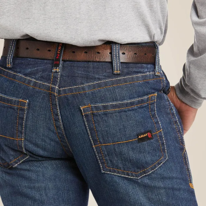 Men FR M5 Straight Basic Stackable Straight Leg Jean Shale Ariat Workwear Men FR M5 Straight Basic Stackable Straight Leg Jean Shale Ariat Workwear