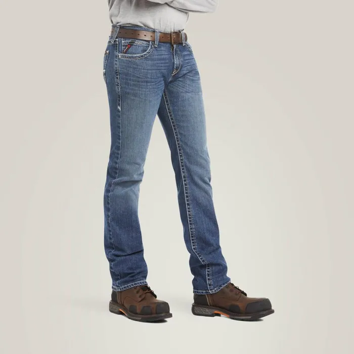 Men FR M7 Slim DuraStretch Adkins Stackable Straight Leg Jean Slate Ariat Workwear