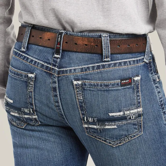 Men FR M7 Slim DuraStretch Adkins Stackable Straight Leg Jean Slate Ariat Workwear Men FR M7 Slim DuraStretch Adkins Stackable Straight Leg Jean Slate Ariat Workwear