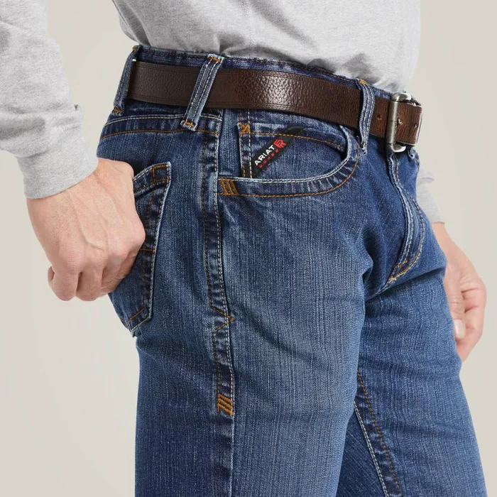 Men FR M7 Slim DuraStretch Basic Straight Jean Flint Ariat Workwear Men FR M7 Slim DuraStretch Basic Straight Jean Flint Ariat Workwear