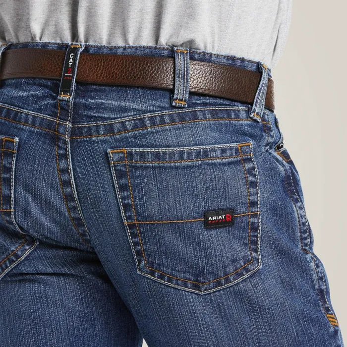 Men FR M7 Slim DuraStretch Basic Straight Jean Flint Ariat Workwear Men FR M7 Slim DuraStretch Basic Straight Jean Flint Ariat Workwear