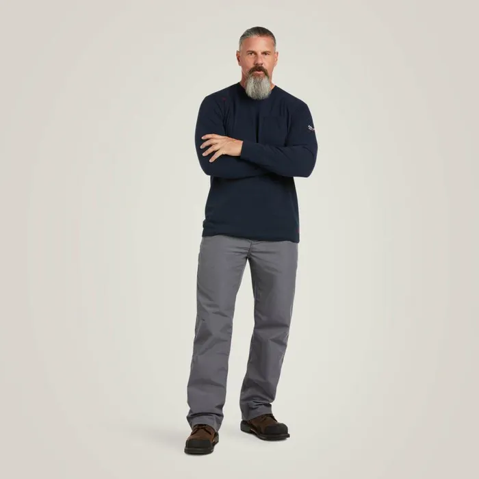 Men FR Max Protect Inherent TShirt Navy Ariat TShirts and Polos Men FR Max Protect Inherent TShirt Navy Ariat TShirts and Polos