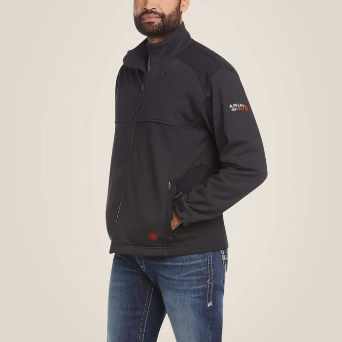 Men FR Polartec Platform Jacket Black Ariat Workwear