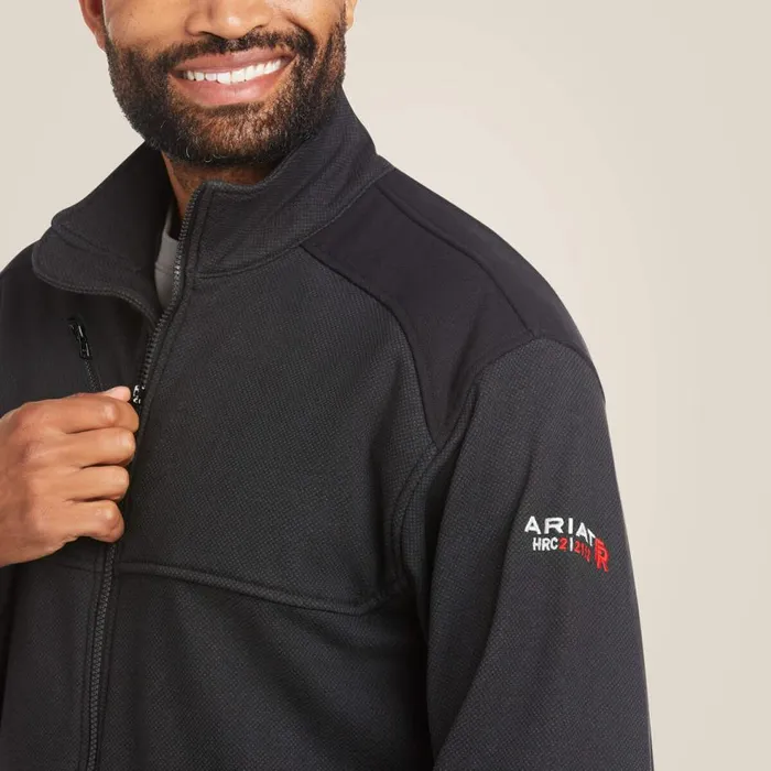 Men FR Polartec Platform Jacket Black Ariat Workwear Men FR Polartec Platform Jacket Black Ariat Workwear