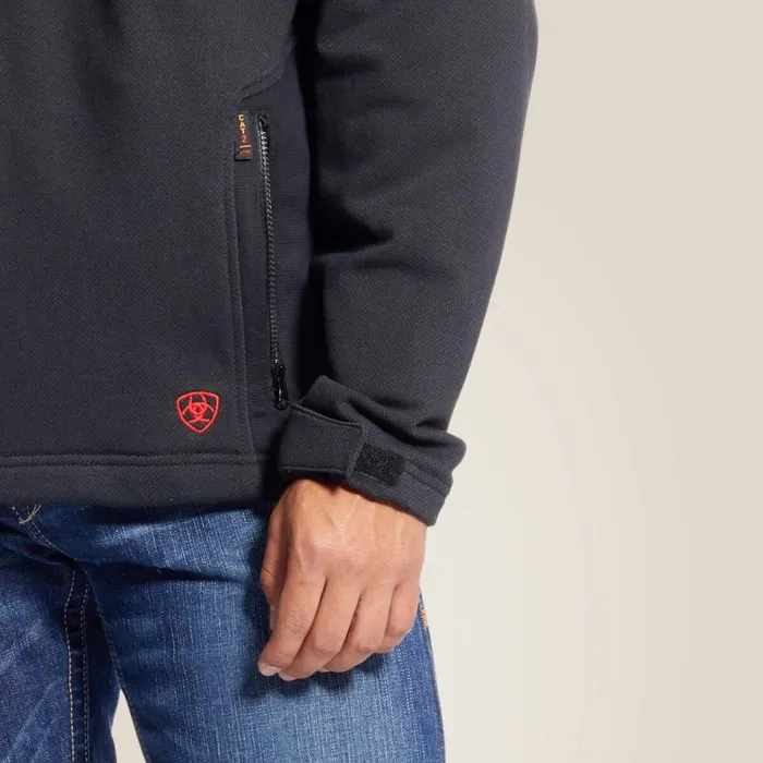 Men FR Polartec Platform Jacket Black Ariat Workwear Men FR Polartec Platform Jacket Black Ariat Workwear