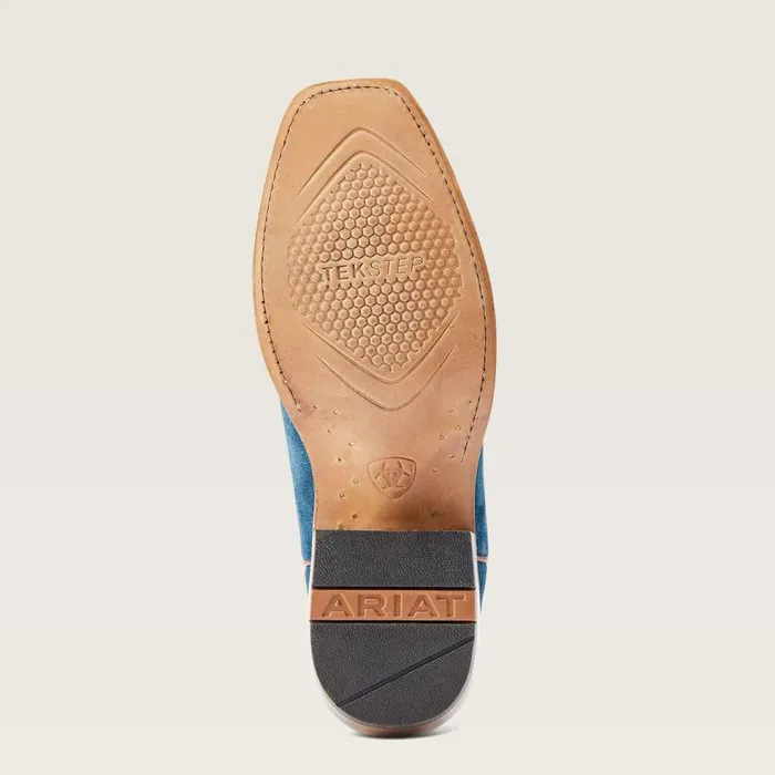 Men Futurity Showman Western Boot Stone Blue Roughout Ariat Western Boots Men Futurity Showman Western Boot Stone Blue Roughout Ariat Western Boots