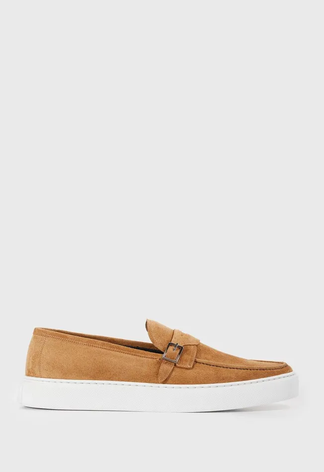 Men Guanto III Suede Sneaker Brown Paul Stuart Sneakers