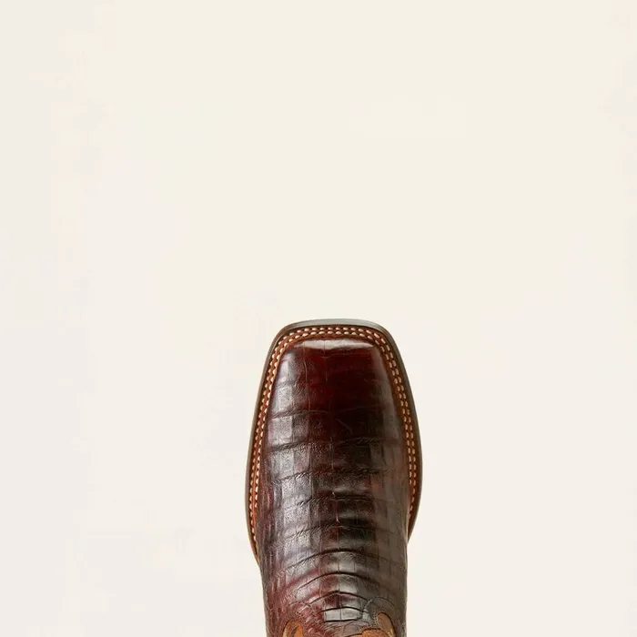 Men Gunslinger Cowboy Boot Dark Amber Caiman Bellyhotfire Rust Ariat Western Boots Men Gunslinger Cowboy Boot Dark Amber Caiman Bellyhotfire Rust Ariat Western Boots