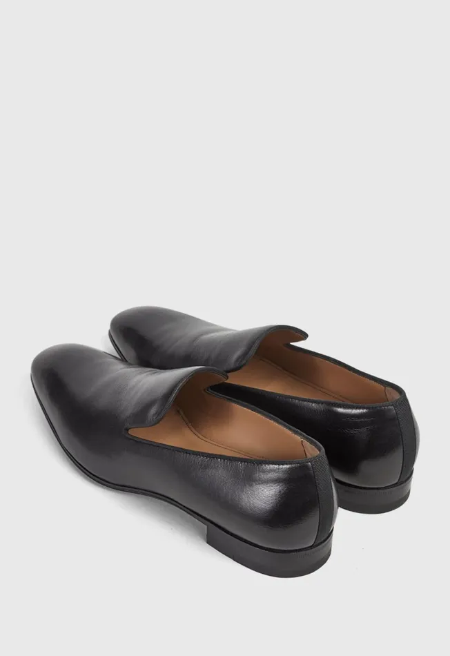 Men Harrier Formal SlipOn Velvet Black Paul Stuart Evening