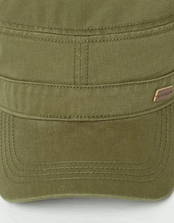 Men Hats FatFace Train Driver Hat Khaki Green