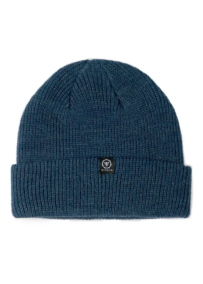Men Headwear Vissla Trimline Beanie Naval Heather