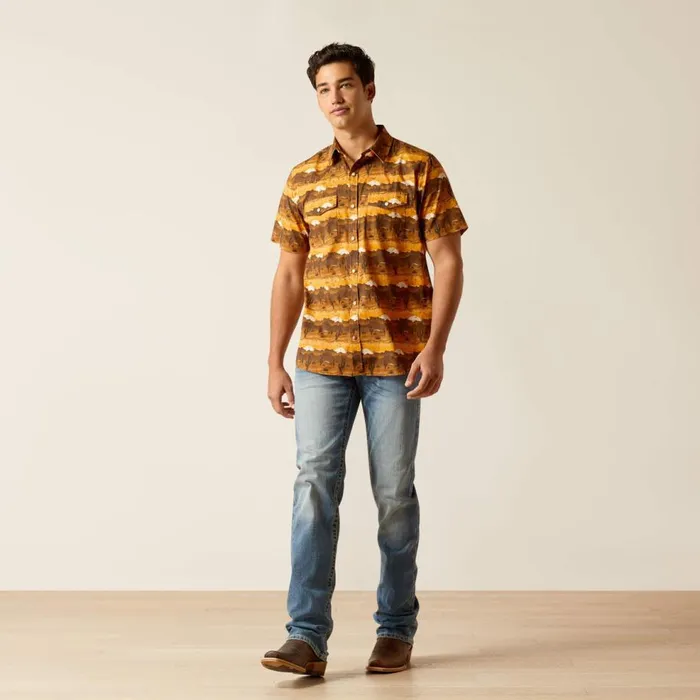 Men Heath Retro Fit Shirt Mink Ariat Button Down Shirts Men Heath Retro Fit Shirt Mink Ariat Button Down Shirts