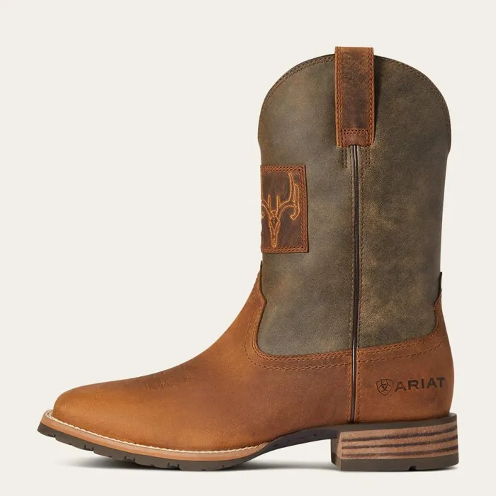 Men Hybrid Patriot Country Western Boot Casper Brown Ariat Western Boots Men Hybrid Patriot Country Western Boot Casper Brown Ariat Western Boots