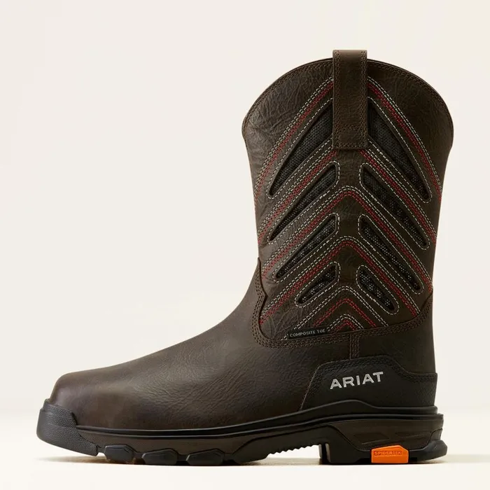 Men Intrepid VentTEK Composite Toe Work Boot Iron Coffee Ariat Work Boots Men Intrepid VentTEK Composite Toe Work Boot Iron Coffee Ariat Work Boots