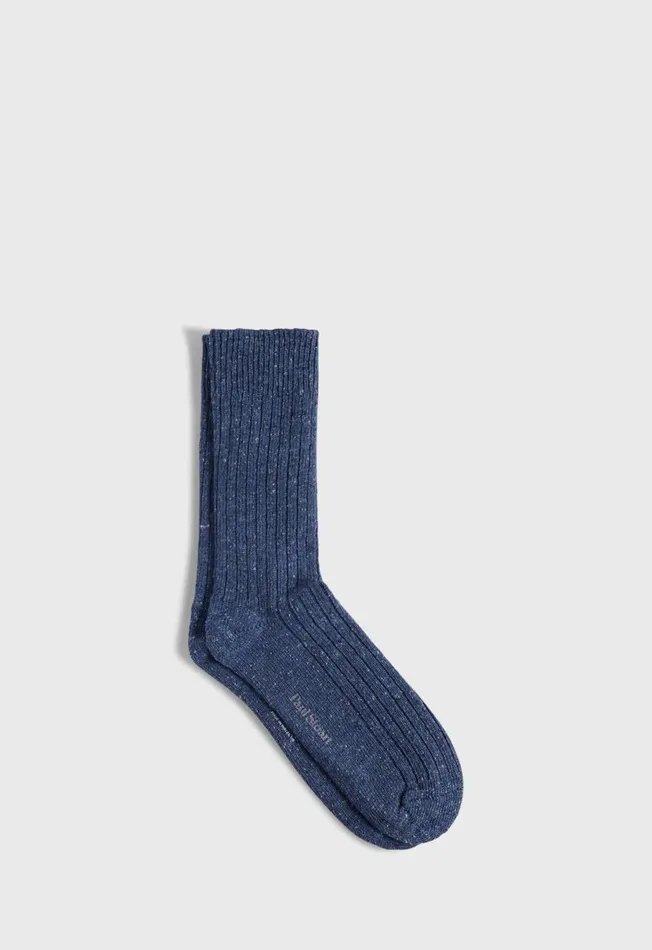 Men Irish Donegal Boot Sock Camel Paul Stuart Socks