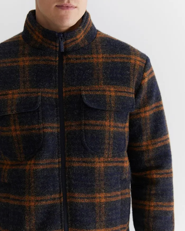 Men Jackets and Blazers Sportscraft Salford Check Wool Blend Jacket Check