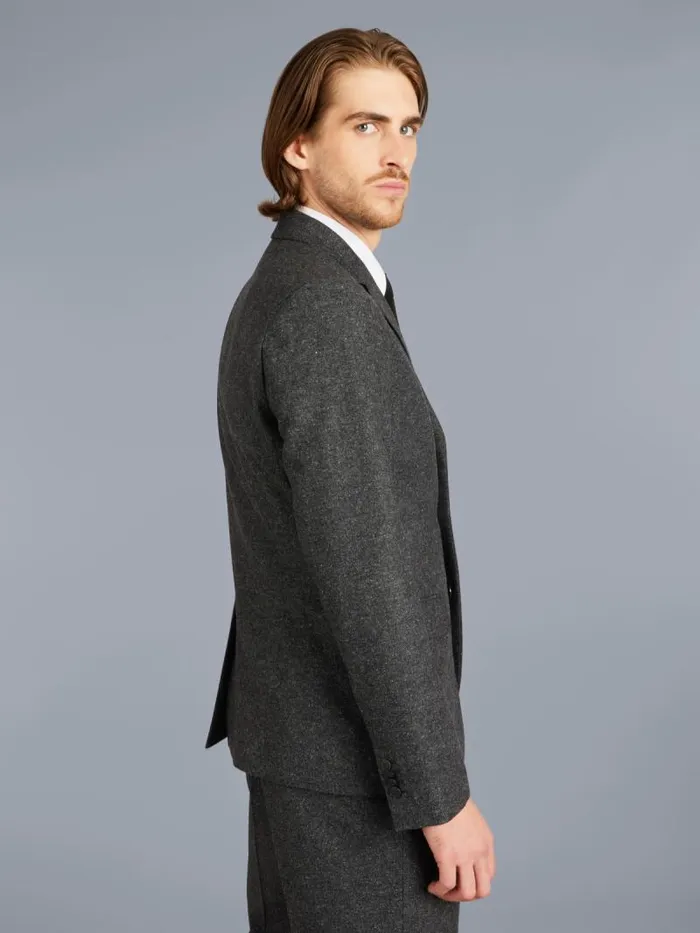 Men Jackets and Coats Agns B Grey Tweed Domino Jacket Men Jackets and Coats Agns B Grey Tweed Domino Jacket