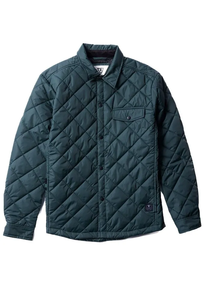 Men Jackets Vissla Cronkite II Eco Boys Jacket Evergreen