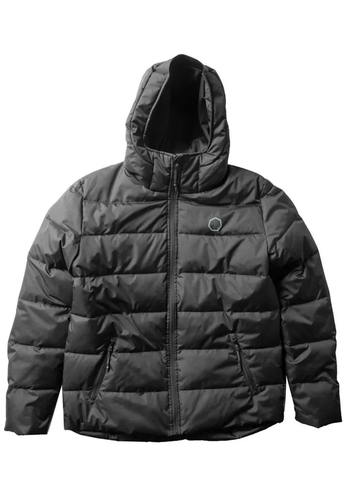 Men Jackets Vissla North Seas Down Jacket Black
