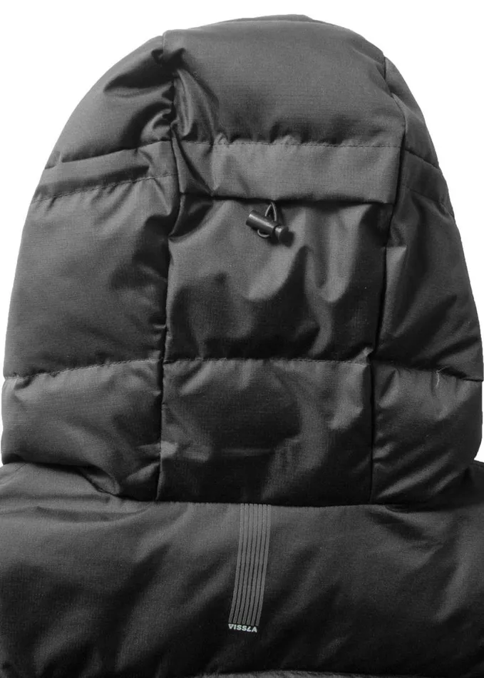 Men Jackets Vissla North Seas Down Jacket Black