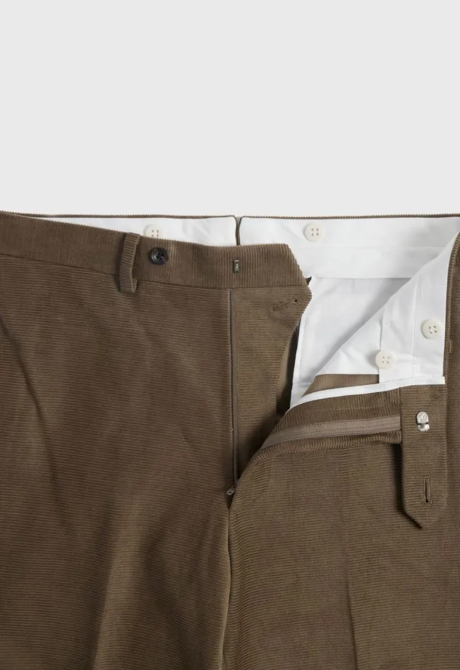 Men James Horizontal Corduroy Trouser Aubergine Paul Stuart Pants Men James Horizontal Corduroy Trouser Aubergine Paul Stuart Pants